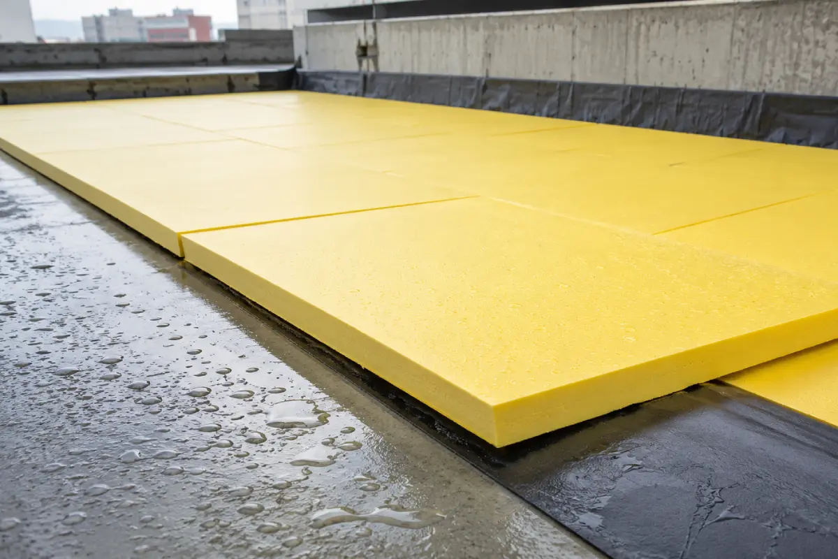 Apakah XPS Foam Board tahan air pada aplikasi dak beton dan area lembap