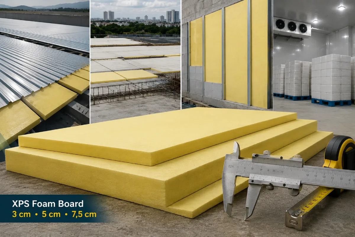 Cara Memilih Ketebalan XPS Foam Board untuk Aplikasi Proyek